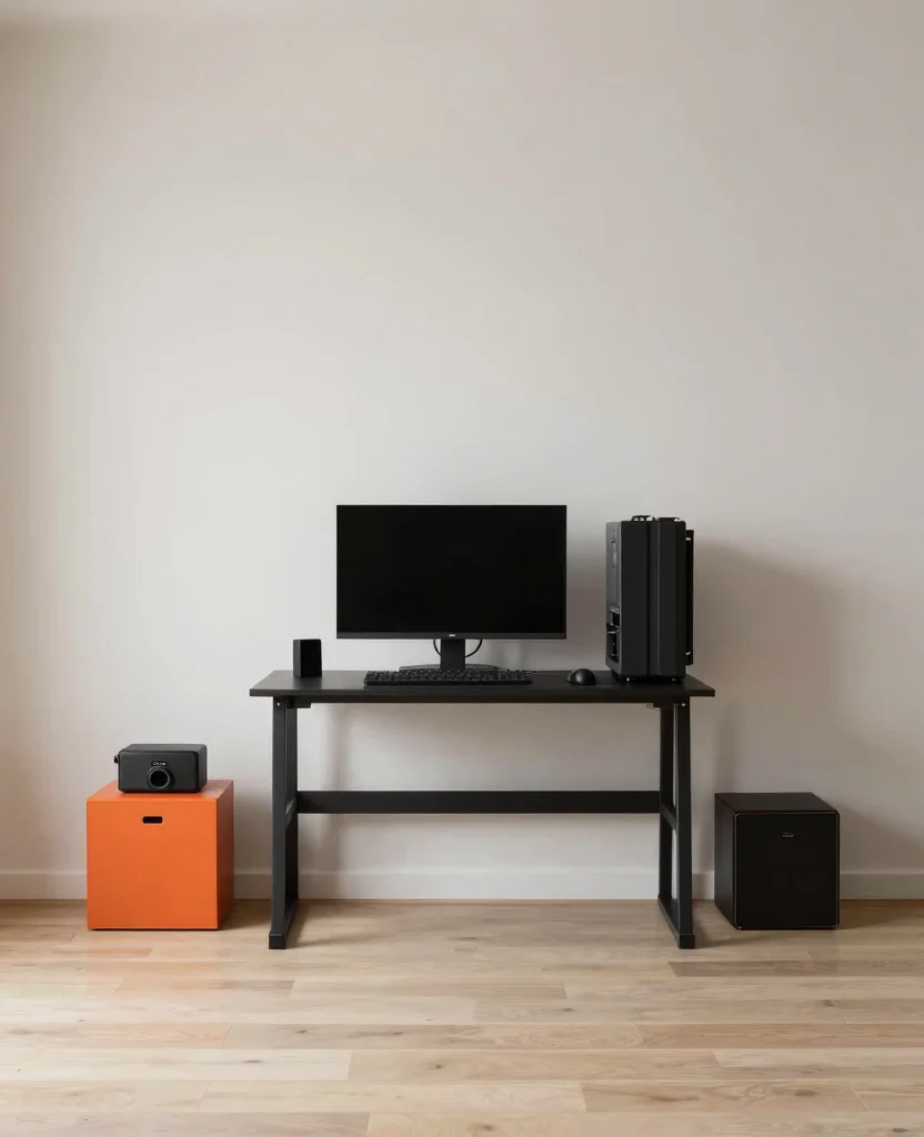 19 Epic Gaming Bedroom Ideas for Small Spaces (Your Friends Will Be Jealous of #8!) 136 19 Epic Gaming Bedroom Ideas for Small Spaces (Your Friends Will Be Jealous of #8!) - 13. Minimalist Design 1