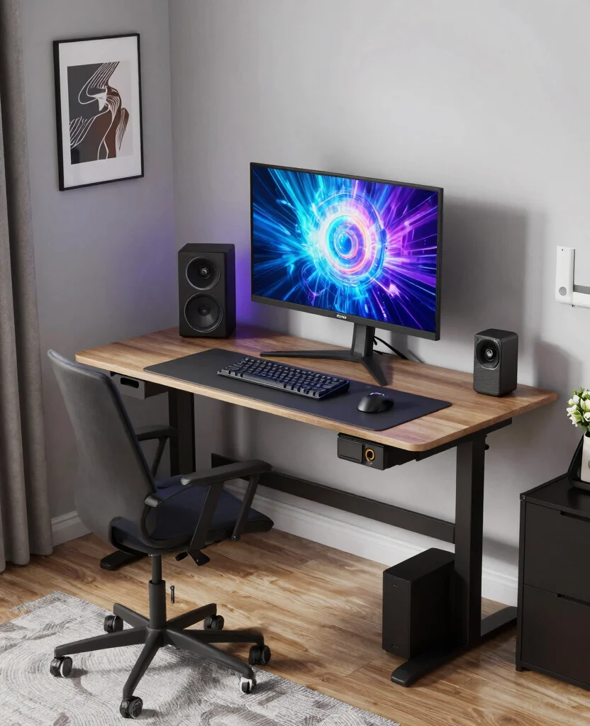 19 Epic Gaming Bedroom Ideas for Small Spaces (Your Friends Will Be Jealous of #8!) 170 19 Epic Gaming Bedroom Ideas for Small Spaces (Your Friends Will Be Jealous of #8!) - 16. Compact Desks 1