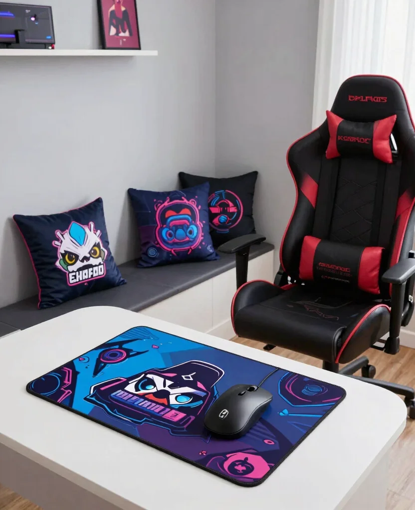 19 Epic Gaming Bedroom Ideas for Small Spaces (Your Friends Will Be Jealous of #8!) 181 19 Epic Gaming Bedroom Ideas for Small Spaces (Your Friends Will Be Jealous of #8!) - 17. Personalized Accessories 1