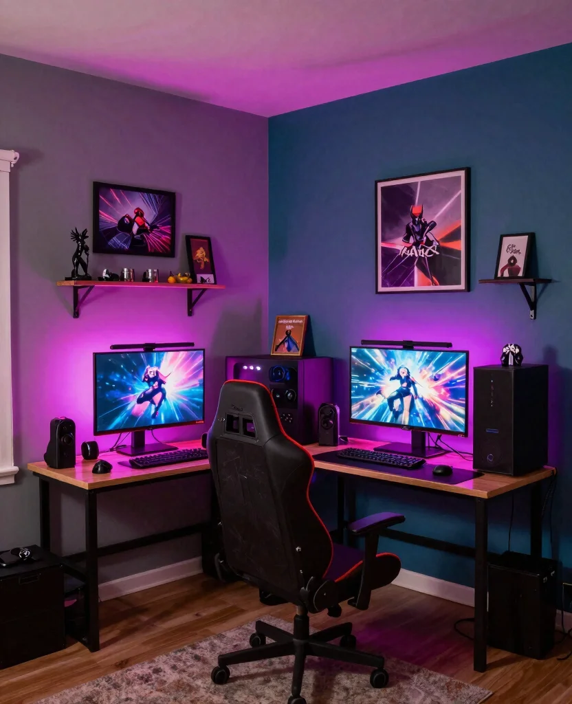 19 Epic Gaming Bedroom Ideas for Small Spaces (Your Friends Will Be Jealous of #8!) 203 19 Epic Gaming Bedroom Ideas for Small Spaces (Your Friends Will Be Jealous of #8!) - 19. Themed Rooms 1