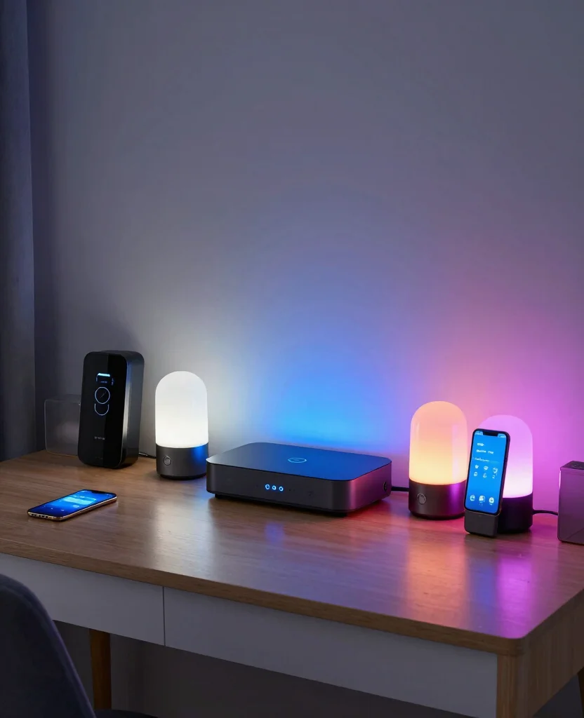 19 Epic Gaming Bedroom Ideas for Small Spaces (Your Friends Will Be Jealous of #8!) 92 19 Epic Gaming Bedroom Ideas for Small Spaces (Your Friends Will Be Jealous of #8!) - 9. Smart Home Integration 1