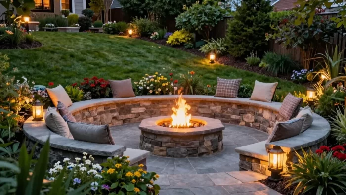 19 Genius Fire Pit Ideas for Sloped Yards That’ll Make You the Envy of the Neighborhood!