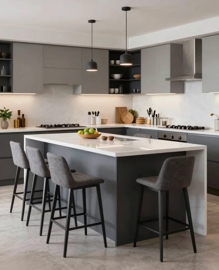 19 Kitchen Island Designs for Small Spaces That Will Maximize Every Inch! - 18. High-Top Islands 1