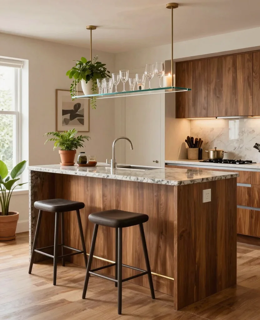 19 Kitchen Island Designs for Small Spaces That Will Maximize Every Inch! - 3. Compact Bar Island 1