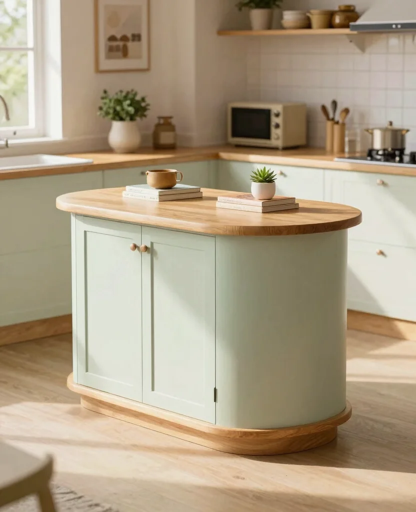 19 Kitchen Island Designs for Small Spaces That Will Maximize Every Inch! - 7. Corner Kitchen Island 1