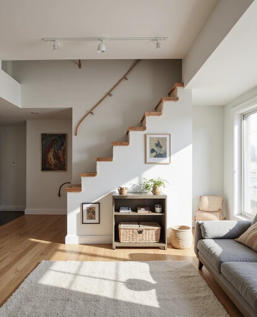 19 Living Room Storage Ideas That'll Declutter Your Space and Blow Your Mind! 160 19 Living Room Storage Ideas That'll Declutter Your Space and Blow Your Mind! - 15. Hidden Storage in Stairs