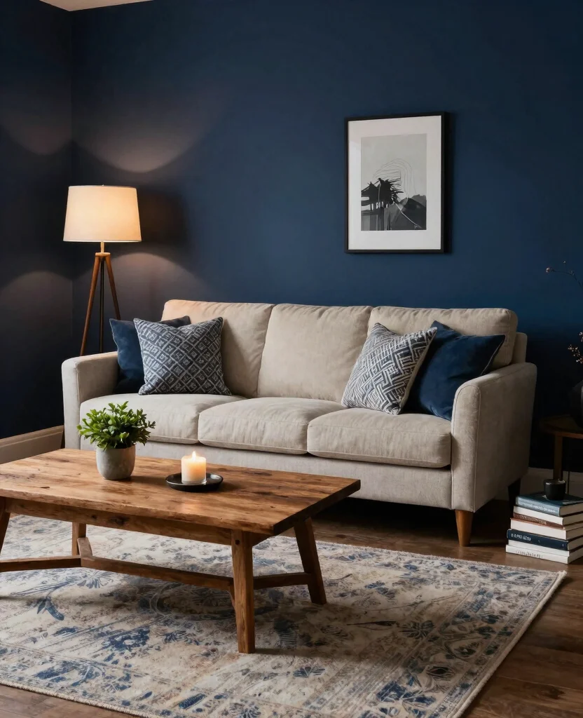 19 Gorgeous Moody Living Room Ideas That'll Make You Want to Curl Up with a Book! 2 19 Moody Living Room Ideas That'll Make You Want to Curl Up with a Book! - 1. Embrace Dark Paint 1