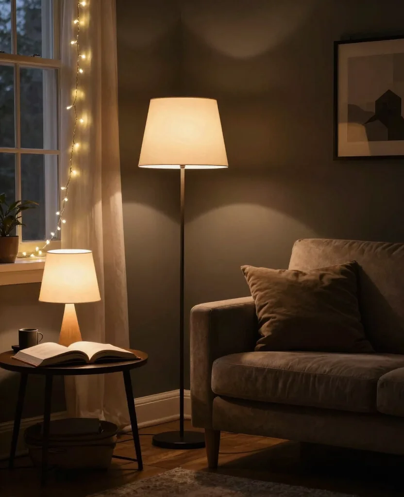 19 Gorgeous Moody Living Room Ideas That'll Make You Want to Curl Up with a Book! 24 19 Moody Living Room Ideas That'll Make You Want to Curl Up with a Book! - 3. Utilize Dim Lighting 1