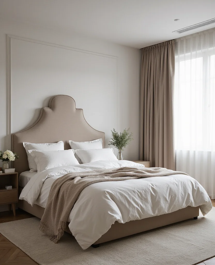 19 Neutral Bedroom Ideas That Will Make You Feel Instantly Relaxed (You Won't Believe #8!) - 14. Statement Bed Designs