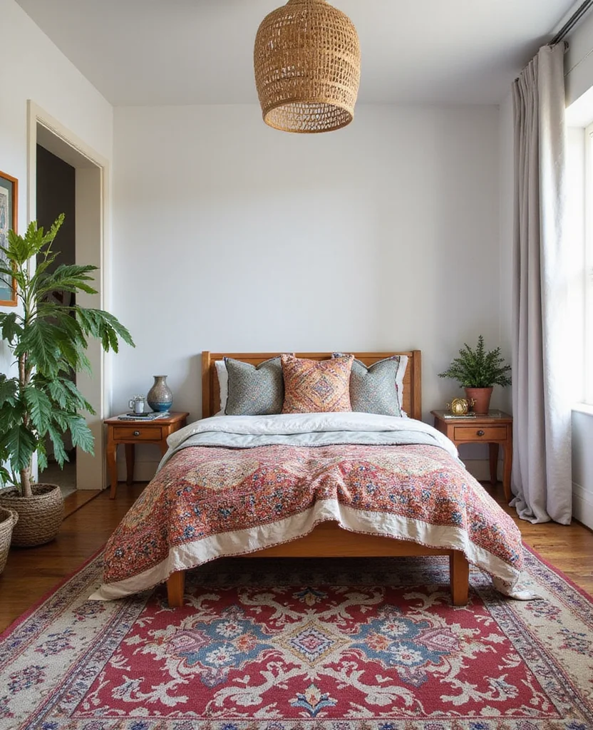 19 Neutral Bedroom Ideas That Will Make You Feel Instantly Relaxed (You Won't Believe #8!) - 19. Invoking a Bohemian Spirit