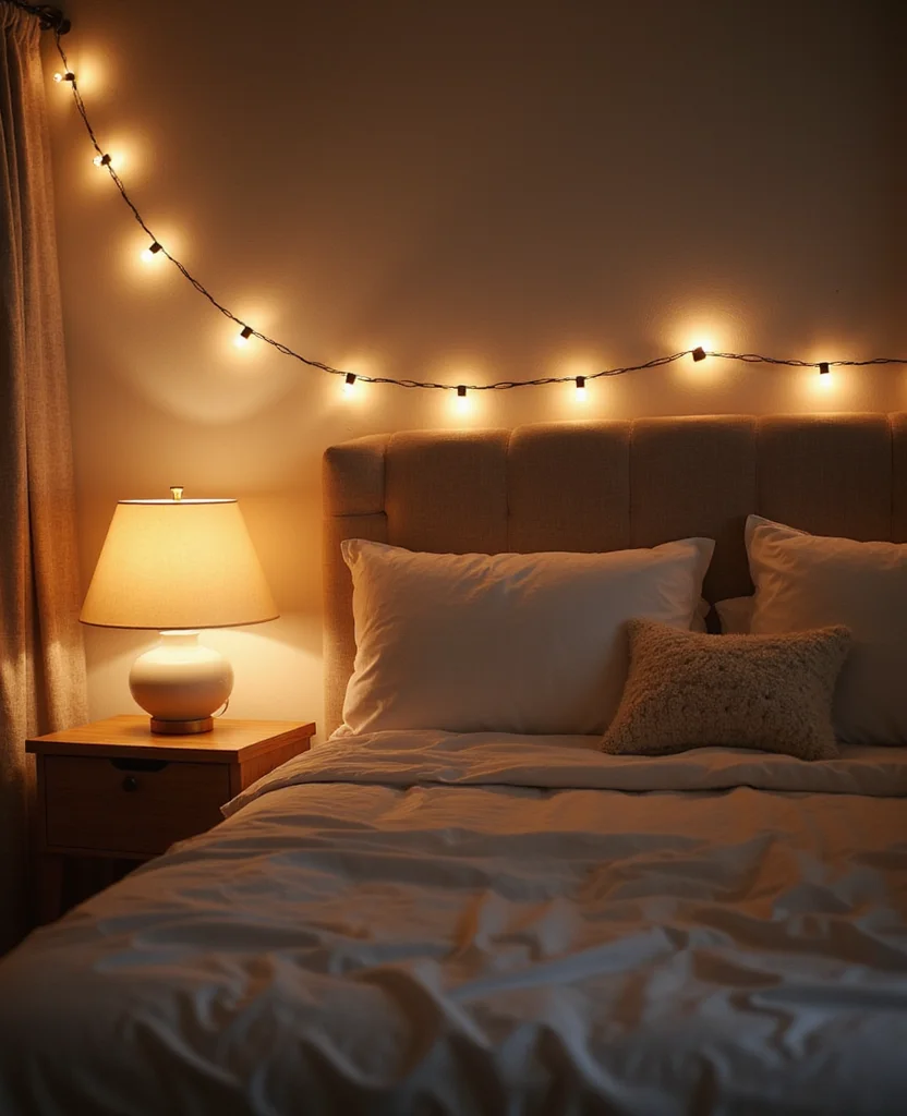 19 Neutral Bedroom Ideas That Will Make You Feel Instantly Relaxed (You Won't Believe #8!) - 9. Soft Lighting Solutions