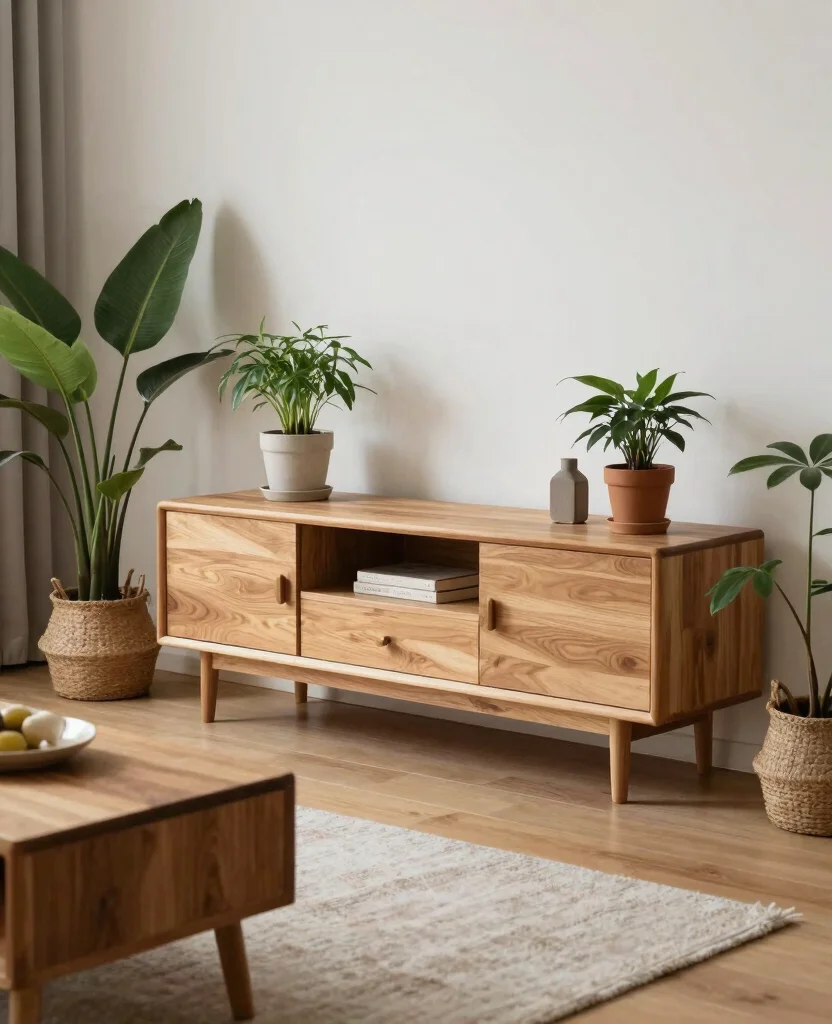 19 Neutral Living Room Ideas That'll Make Your Space Feel Like a Cozy Retreat! - 15. Incorporating Nature