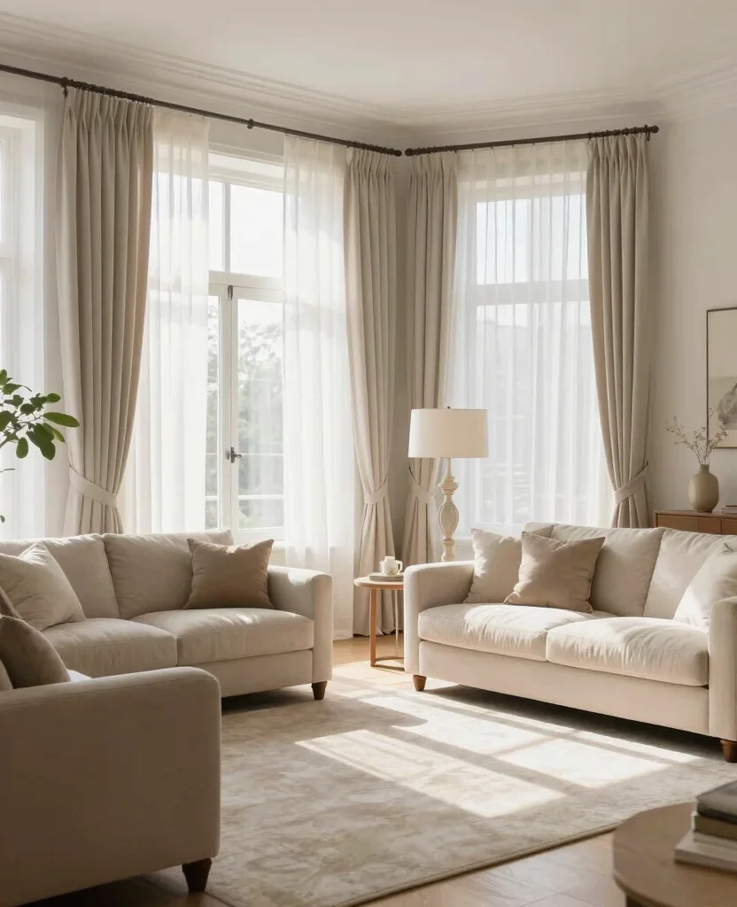 19 Neutral Living Room Ideas That'll Make Your Space Feel Like a Cozy Retreat! - 8. Light-Filled Spaces