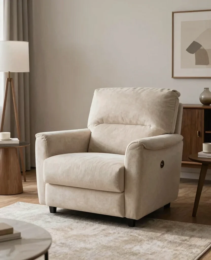 19 Neutral Living Room Ideas That'll Make Your Space Feel Like a Cozy Retreat! - 9. Statement Furniture Pieces