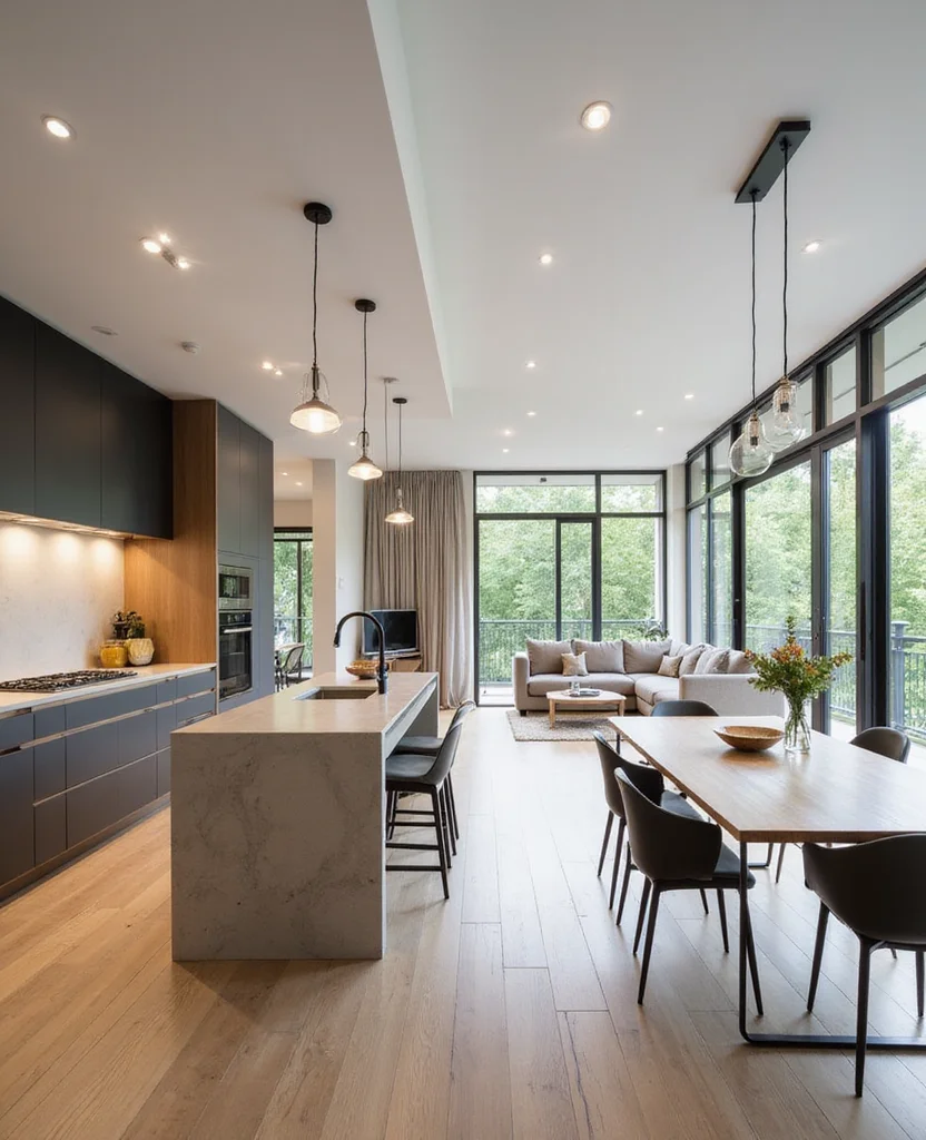 19 Open Kitchen Living Room Ideas That'll Make You Say 'Wow!' (You Won't Believe #14!) - 14. Unexpected Layouts