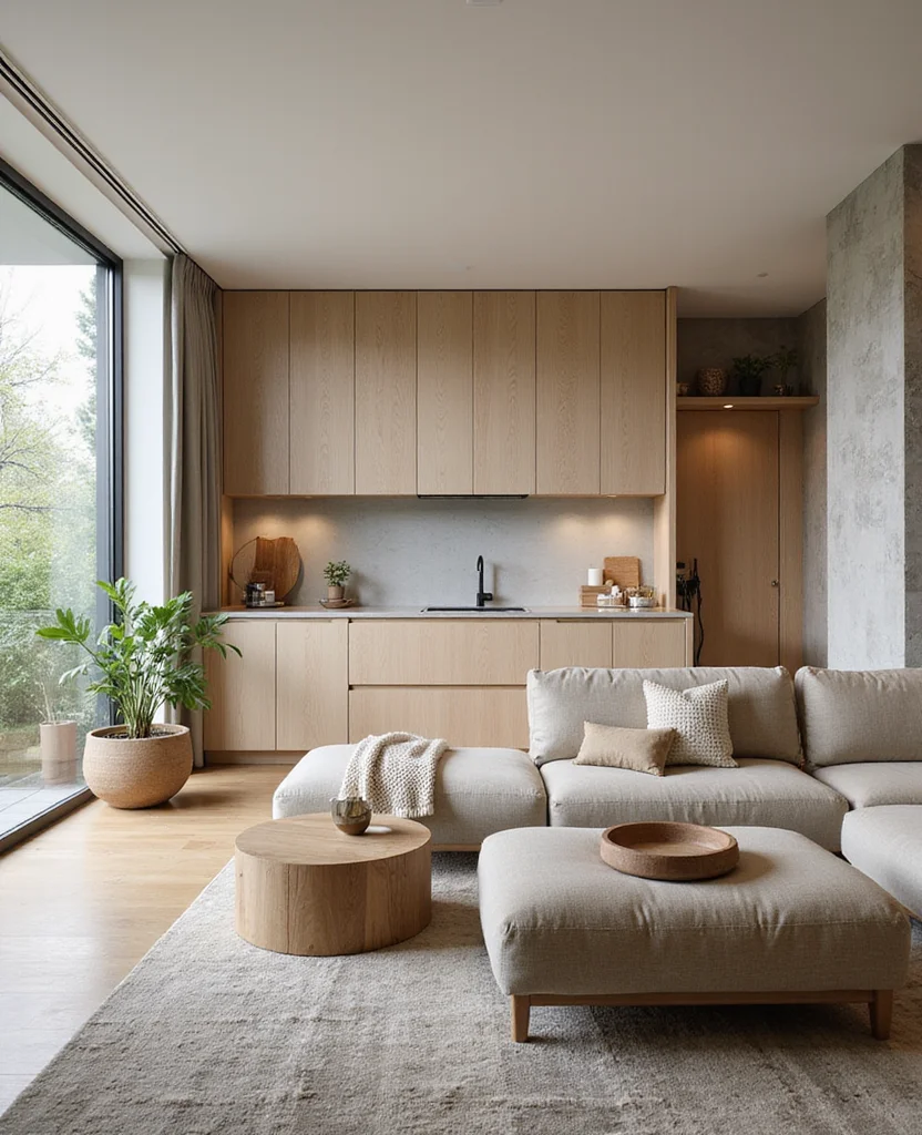 19 Open Kitchen Living Room Ideas That'll Make You Say 'Wow!' (You Won't Believe #14!) - 16. Eco-Friendly Designs