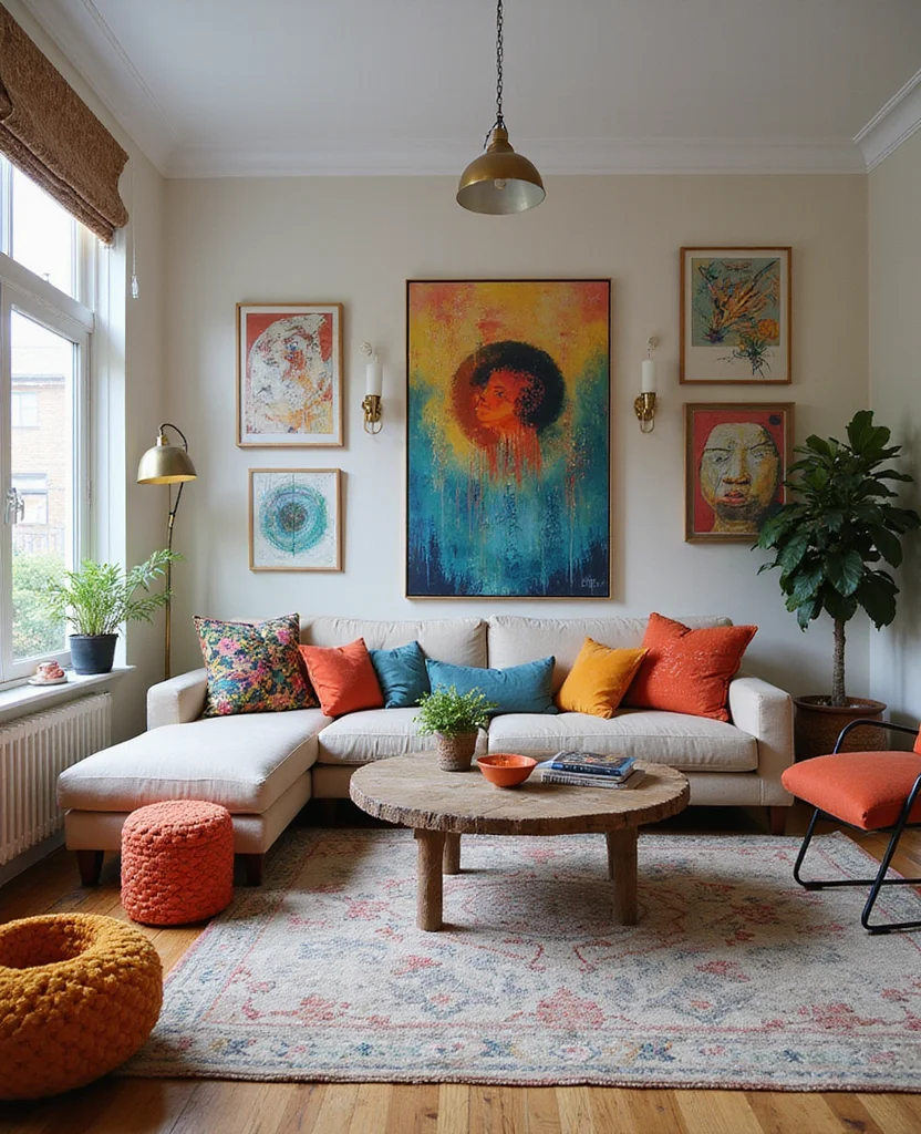 19 Sectional Living Room Ideas That Will Transform Your Space (You Won't Believe #5!) 125 19 Sectional Living Room Ideas That Will Transform Your Space (You Won't Believe #5!) - 12. Artistic Accents