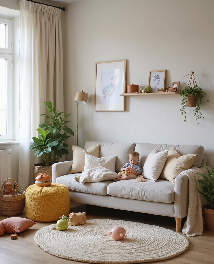 19 Sectional Living Room Ideas That Will Transform Your Space (You Won't Believe #5!) 35 19 Sectional Living Room Ideas That Will Transform Your Space (You Won't Believe #5!) - 4. Family-Friendly Fabrics