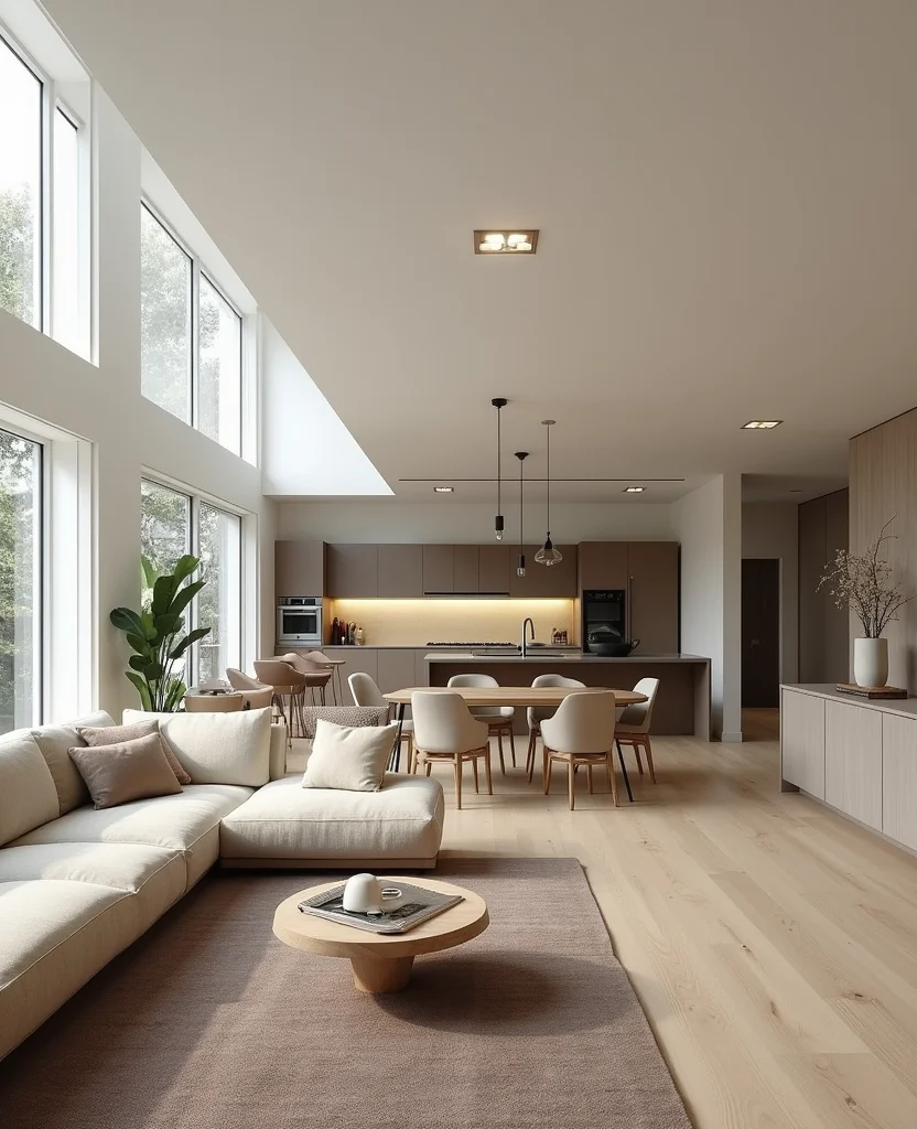 19 Sectional Living Room Ideas That Will Transform Your Space (You Won't Believe #5!) 68 19 Sectional Living Room Ideas That Will Transform Your Space (You Won't Believe #5!) - 7. Open-Concept Layout