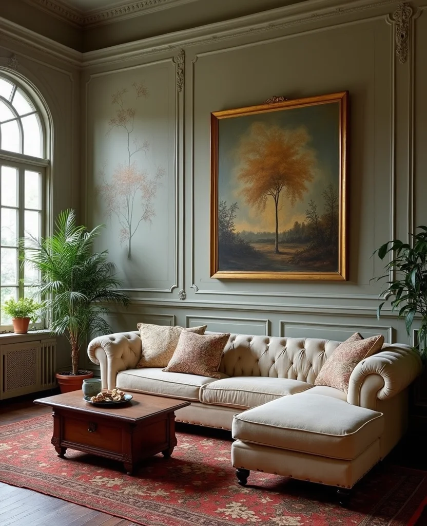 19 Sectional Living Room Ideas That Will Transform Your Space (You Won't Believe #5!) 79 19 Sectional Living Room Ideas That Will Transform Your Space (You Won't Believe #5!) - 8. Vintage Vibes