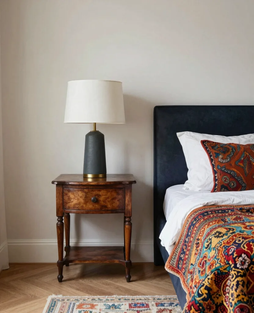 19 Stunning Afrohemian Bedroom Ideas That Will Inspire Your Next Makeover! - 14. Mix of Old and New