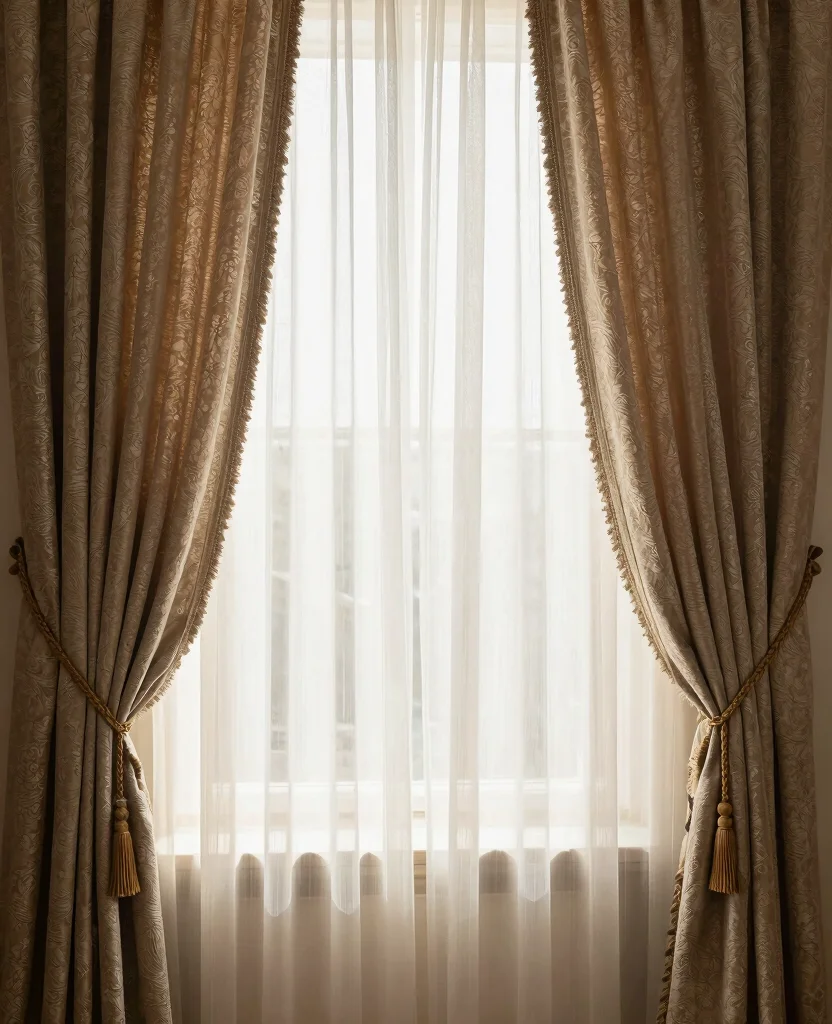 19 Stunning Afrohemian Bedroom Ideas That Will Inspire Your Next Makeover! - 16. Layered Curtains