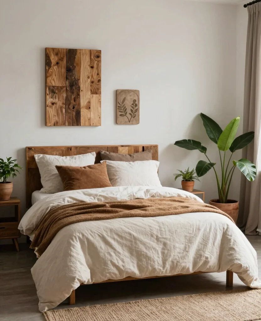 19 Stunning Afrohemian Bedroom Ideas That Will Inspire Your Next Makeover! - 19. Sustainable Elements