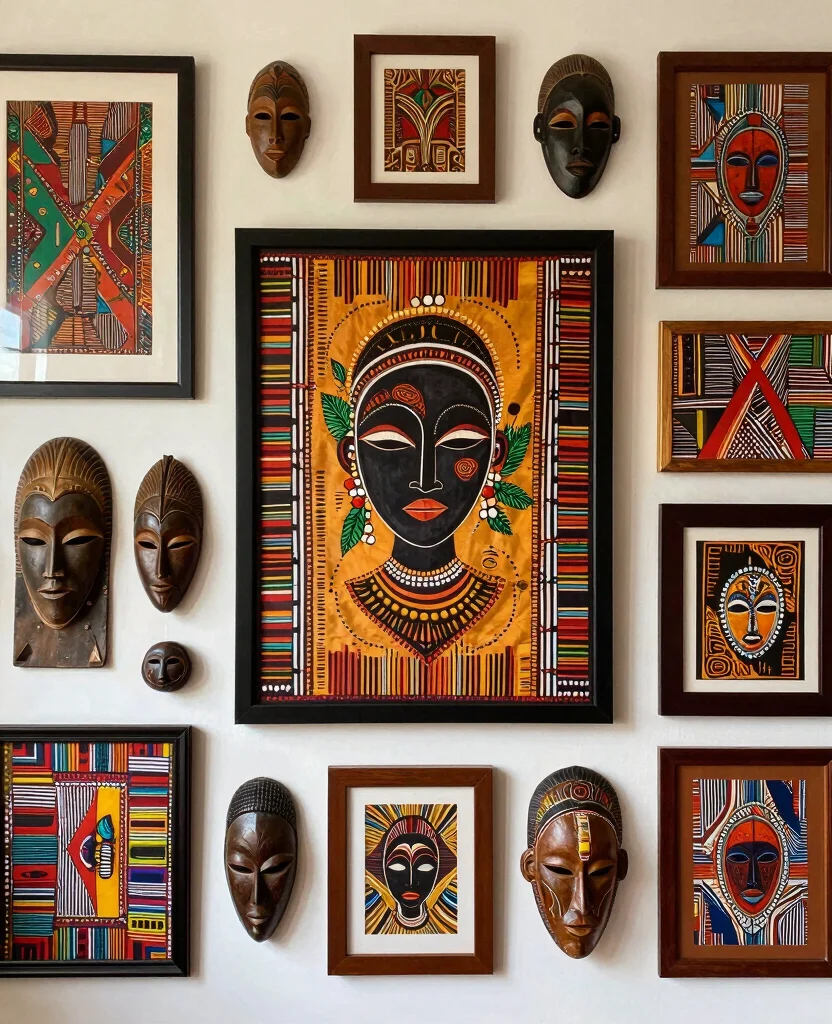 19 Stunning Afrohemian Bedroom Ideas That Will Inspire Your Next Makeover! - 2. Cultural Wall Art