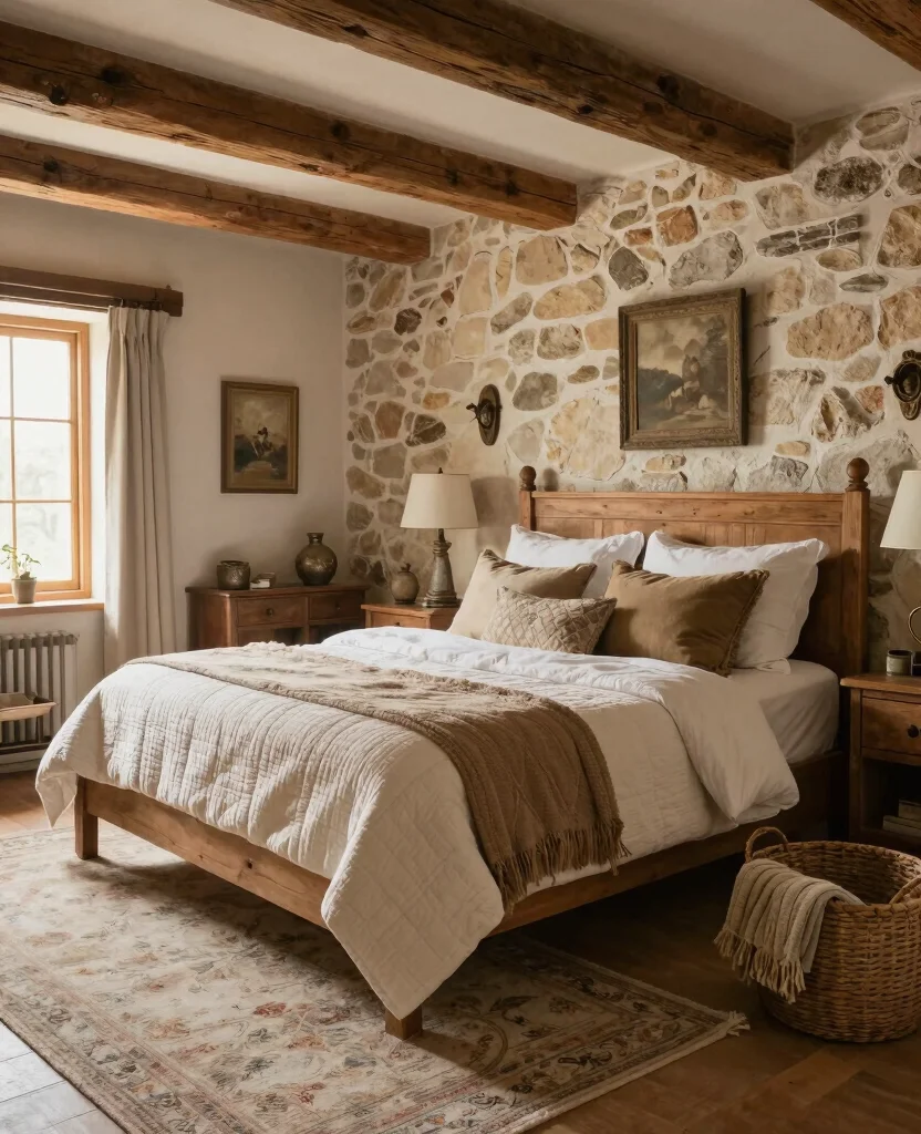 19 Stunning types of Bedroom Styles and Layouts That Will Transform Your Space (You Won't Believe #7!) 46 19 Stunning Bedroom Styles and Layouts That Will Transform Your Space (You Won't Believe #7!) - 5. Rustic Charm 1