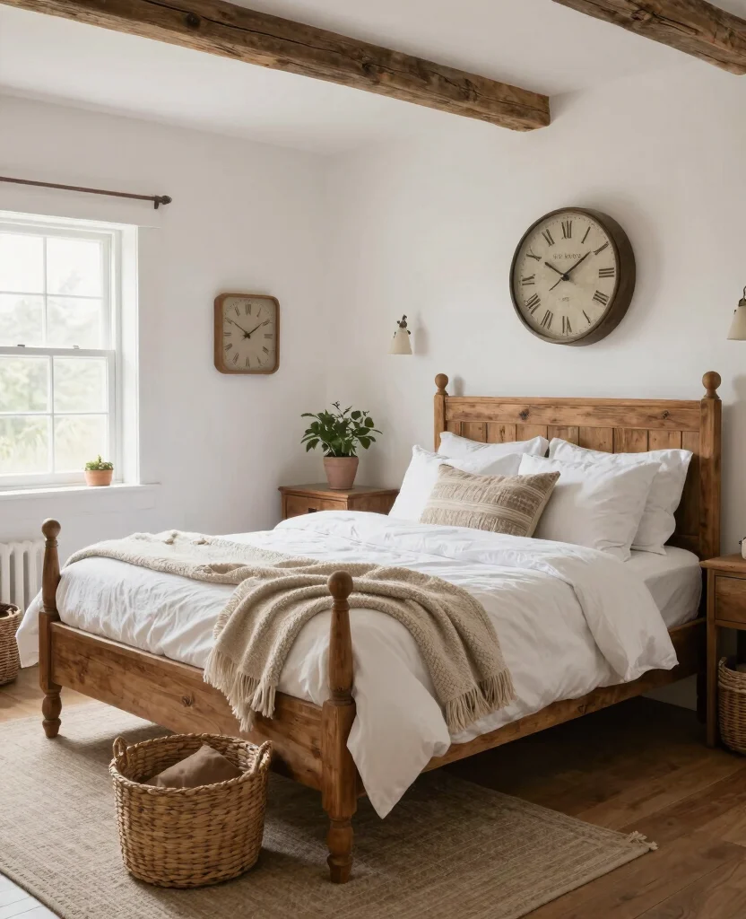 19 Stunning types of Bedroom Styles and Layouts That Will Transform Your Space (You Won't Believe #7!) 79 19 Stunning Bedroom Styles and Layouts That Will Transform Your Space (You Won't Believe #7!) - 8. Farmhouse Cozy 1