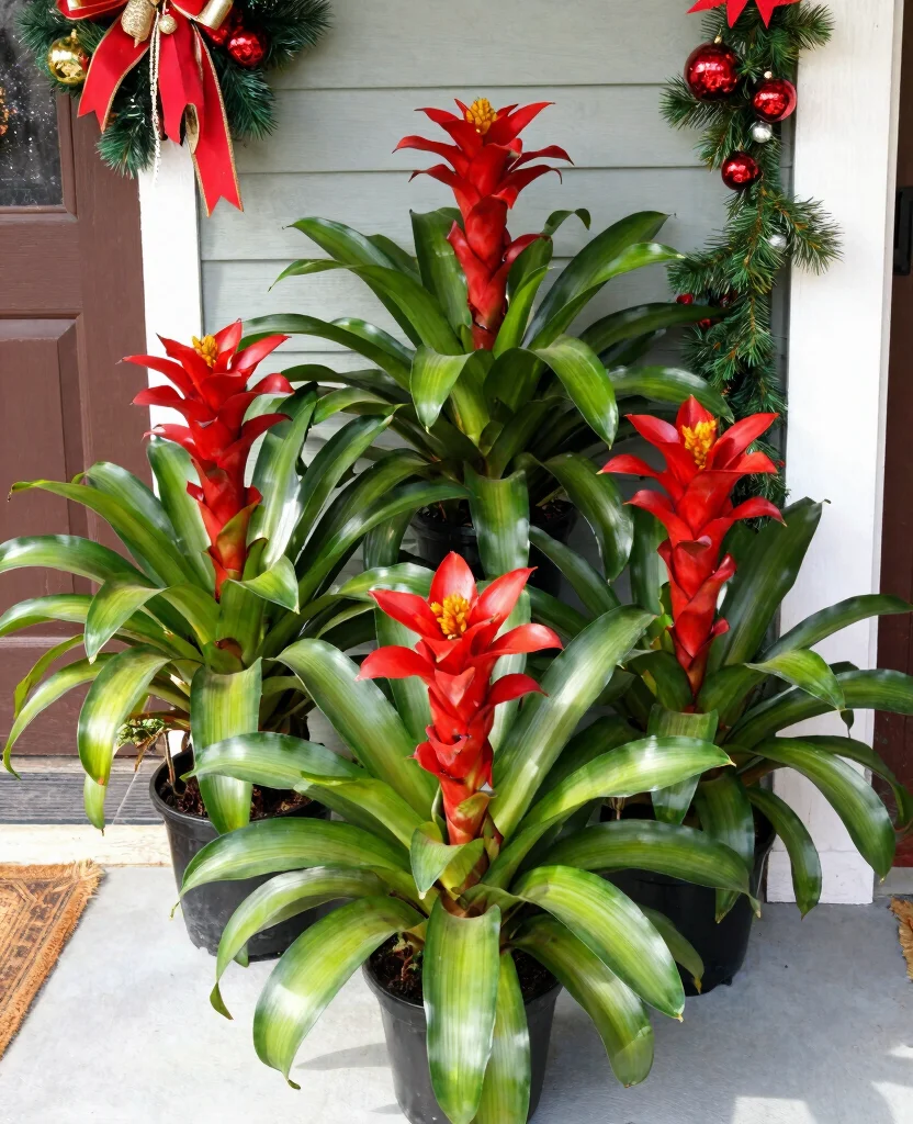 19 Stunning Bromeliad Landscaping Ideas That Will Transform Your Garden into a Tropical Paradise! 182 19 Stunning Bromeliad Landscaping Ideas That Will Transform Your Garden into a Tropical Paradise! - 17. Bromeliads for Seasonal Displays