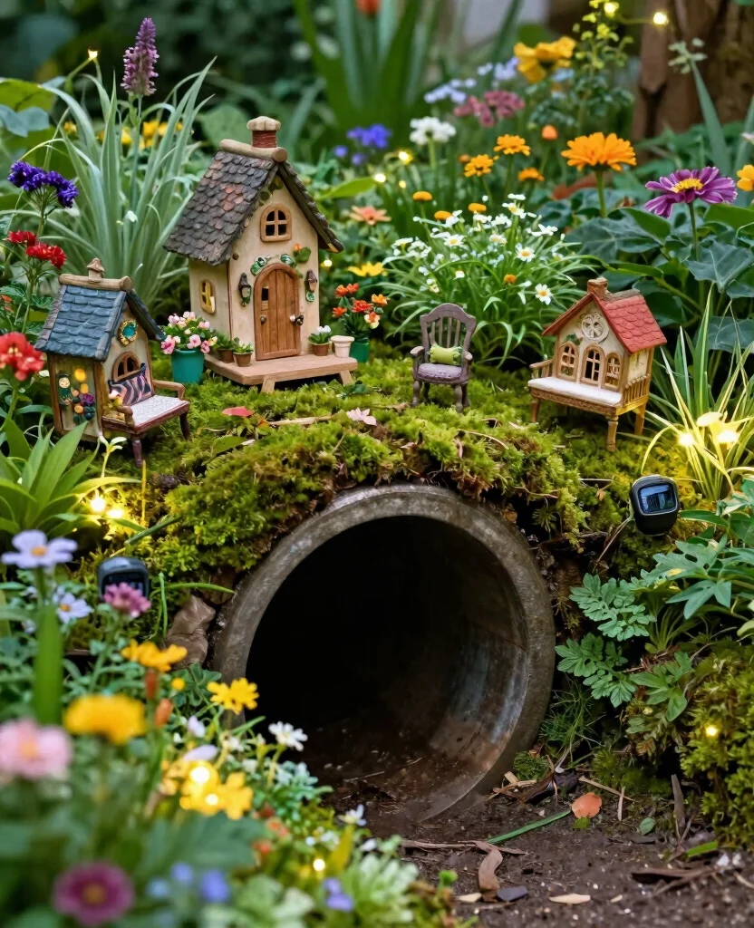 19 Stunning Culvert Landscaping Ideas That Will Transform Your Yard Into a Paradise! 136 19 Stunning Culvert Landscaping Ideas That Will Transform Your Yard Into a Paradise! - 13. Fairy Garden