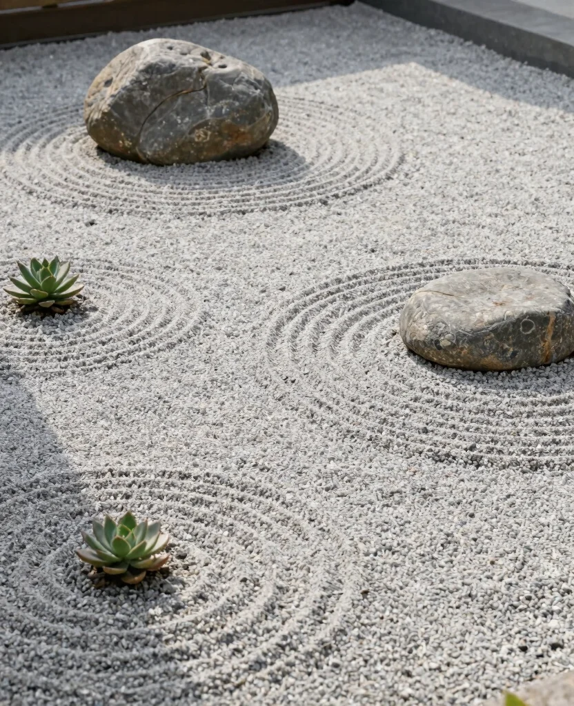 19 Stunning Culvert Landscaping Ideas That Will Transform Your Yard Into a Paradise! 147 19 Stunning Culvert Landscaping Ideas That Will Transform Your Yard Into a Paradise! - 14. Gravel Zen Garden