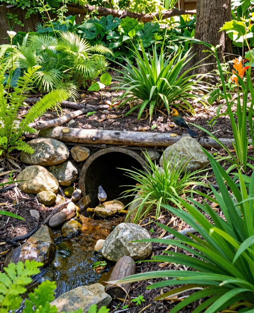 19 Stunning Culvert Landscaping Ideas That Will Transform Your Yard Into a Paradise! 92 19 Stunning Culvert Landscaping Ideas That Will Transform Your Yard Into a Paradise! - 9. Culvert as a Wildlife Habitat