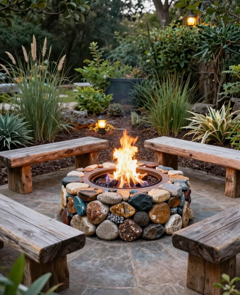 19 Stunning In-Ground Fire Pit Ideas for Your Backyard Oasis (You Won't Believe #7!) - 5. Eco-Friendly Fire Pit 1