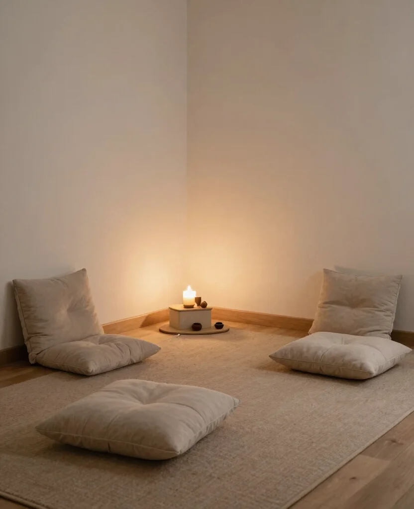 19 Stunning Japanese Bedroom Ideas That Will Transform Your Sleep Space Forever! - 19. Create a Personal Meditation Space 1