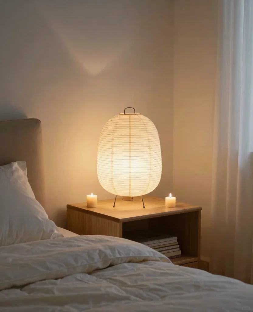 19 Stunning Japanese Bedroom Ideas That Will Transform Your Sleep Space Forever! - 4. Use Soft, Ambient Lighting 1