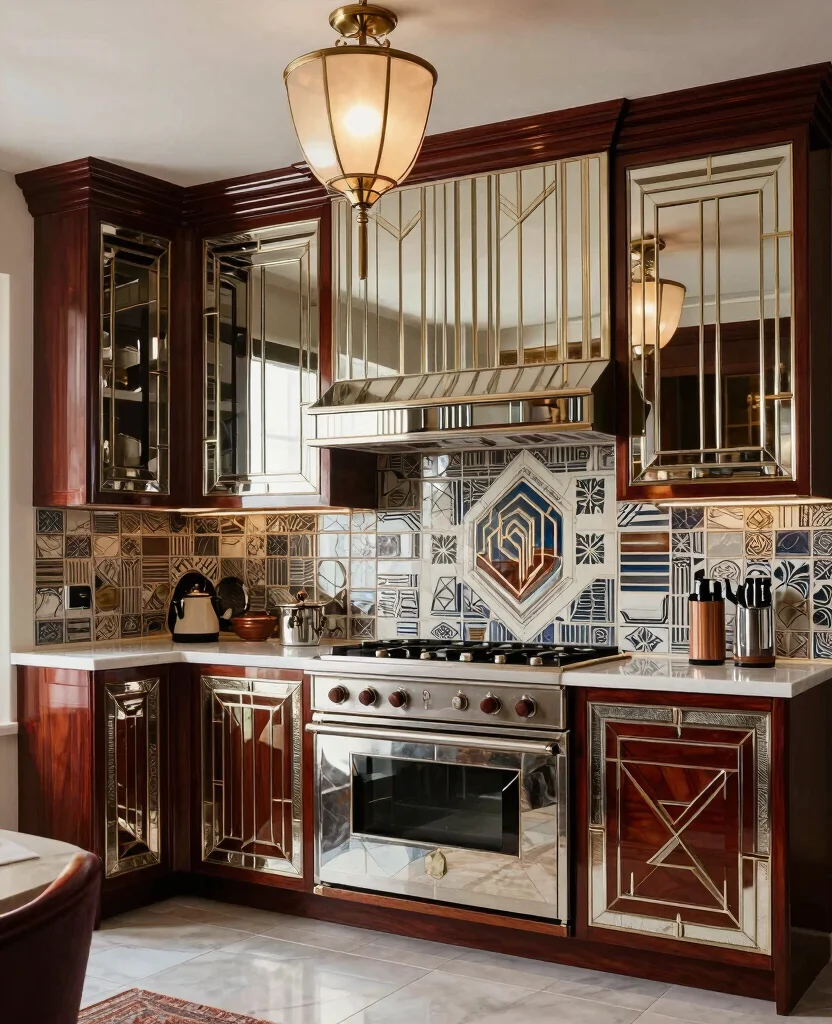 19 Types of Kitchen Styles and Layouts to Inspire Your Home Renovation 168 19 Stunning Kitchen Styles That Will Transform Your Cooking Space (You Won't Believe #7!) - 16. Art Deco Kitchen 1