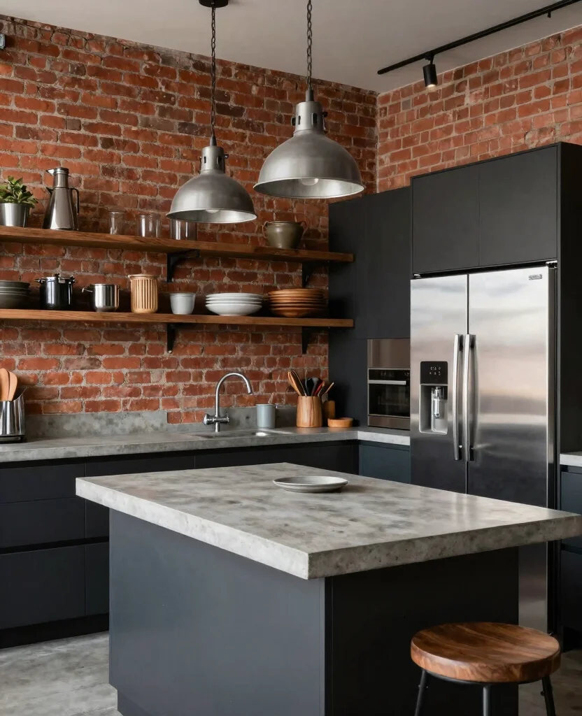 19 Types of Kitchen Styles and Layouts to Inspire Your Home Renovation 24 19 Stunning Kitchen Styles That Will Transform Your Cooking Space (You Won't Believe #7!) - 3. Industrial Chic Kitchen 1