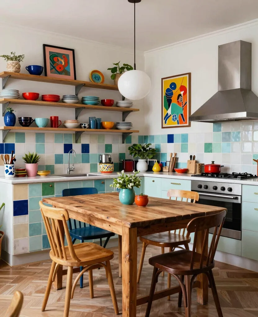 19 Types of Kitchen Styles and Layouts to Inspire Your Home Renovation 68 19 Stunning Kitchen Styles That Will Transform Your Cooking Space (You Won't Believe #7!) - 7. Eclectic Style Kitchen 1