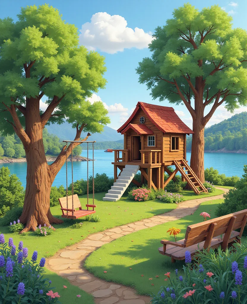 19 Stunning Lake House Backyard Ideas That Will Make You Want to Move In! 136 19 Stunning Lake House Backyard Ideas That Will Make You Want to Move In! - 13. Kids’ Adventure Zone