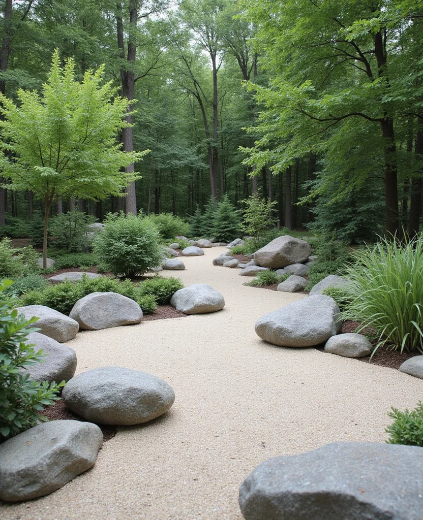 19 Stunning Lake House Backyard Ideas That Will Make You Want to Move In! 182 19 Stunning Lake House Backyard Ideas That Will Make You Want to Move In! - 17. Relaxing Zen Garden