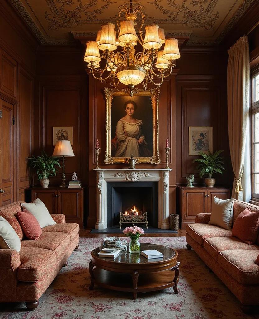 19 Stunning Living Room Chandelier Ideas That Will Leave You Speechless! - 15. Luxurious Gold Accents