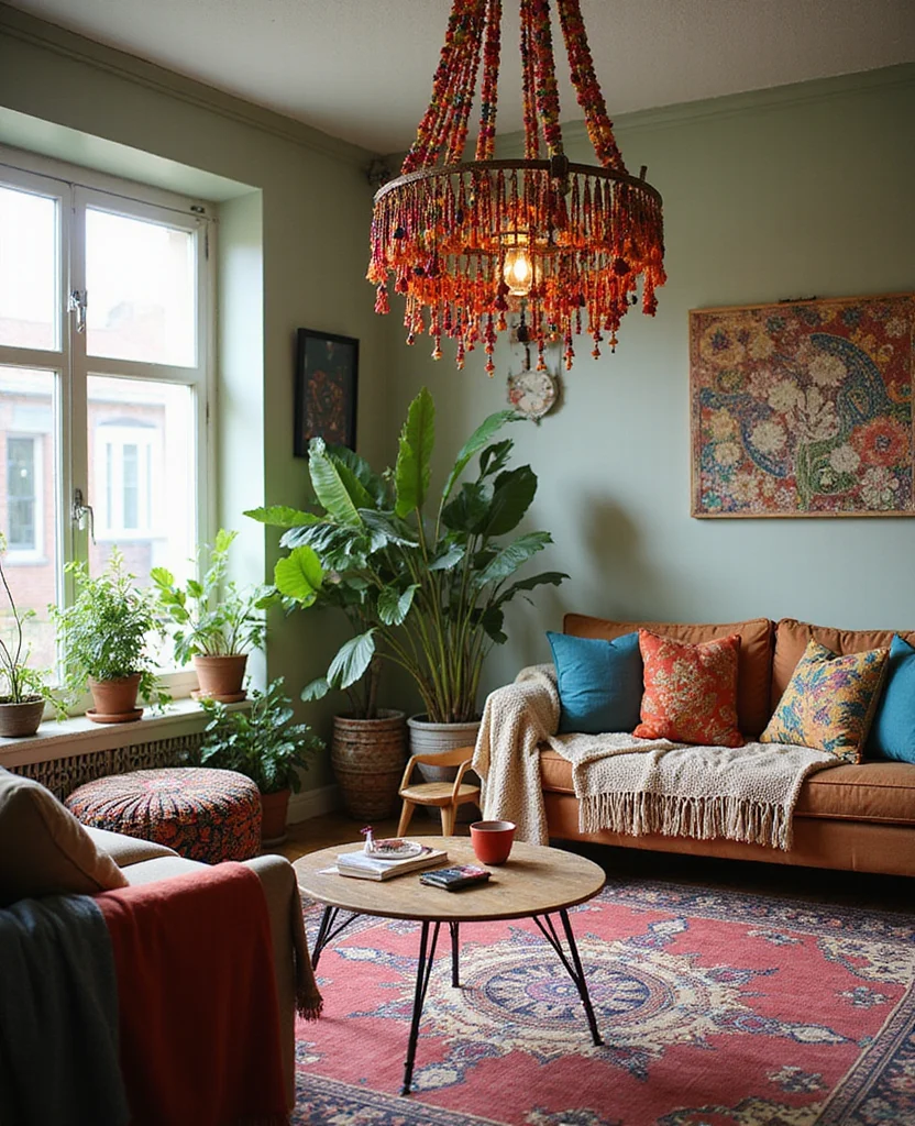 19 Stunning Living Room Chandelier Ideas That Will Leave You Speechless! - 4. Boho Chic