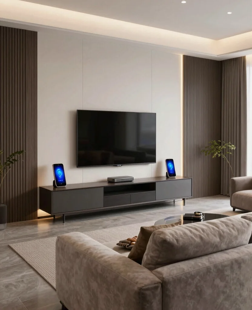 12 stunning Types of Living Room Styles and Layouts Designers Swear By! 193 19 Stunning Living Room Styles You’ll Want to Copy Immediately (Prepare to Be Inspired!) - 18. Smart Home Design 1