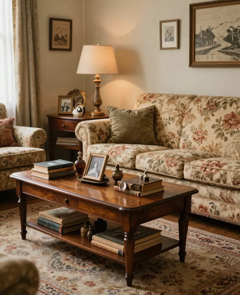 12 stunning Types of Living Room Styles and Layouts Designers Swear By! 204 19 Stunning Living Room Styles You’ll Want to Copy Immediately (Prepare to Be Inspired!) - 19. Vintage Charm 1