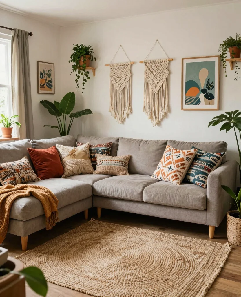 12 stunning Types of Living Room Styles and Layouts Designers Swear By! 13 19 Stunning Living Room Styles You’ll Want to Copy Immediately (Prepare to Be Inspired!) - 2. Cozy Bohemian 1