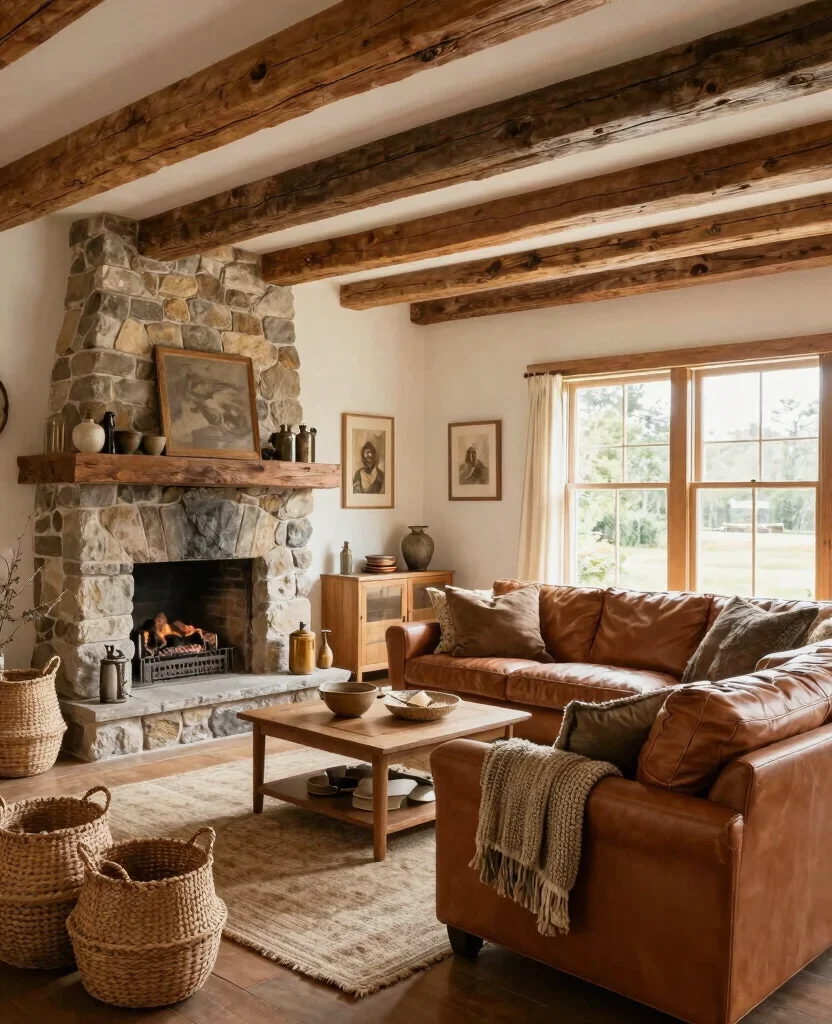 12 stunning Types of Living Room Styles and Layouts Designers Swear By! 68 19 Stunning Living Room Styles You’ll Want to Copy Immediately (Prepare to Be Inspired!) - 7. Rustic Charm 1