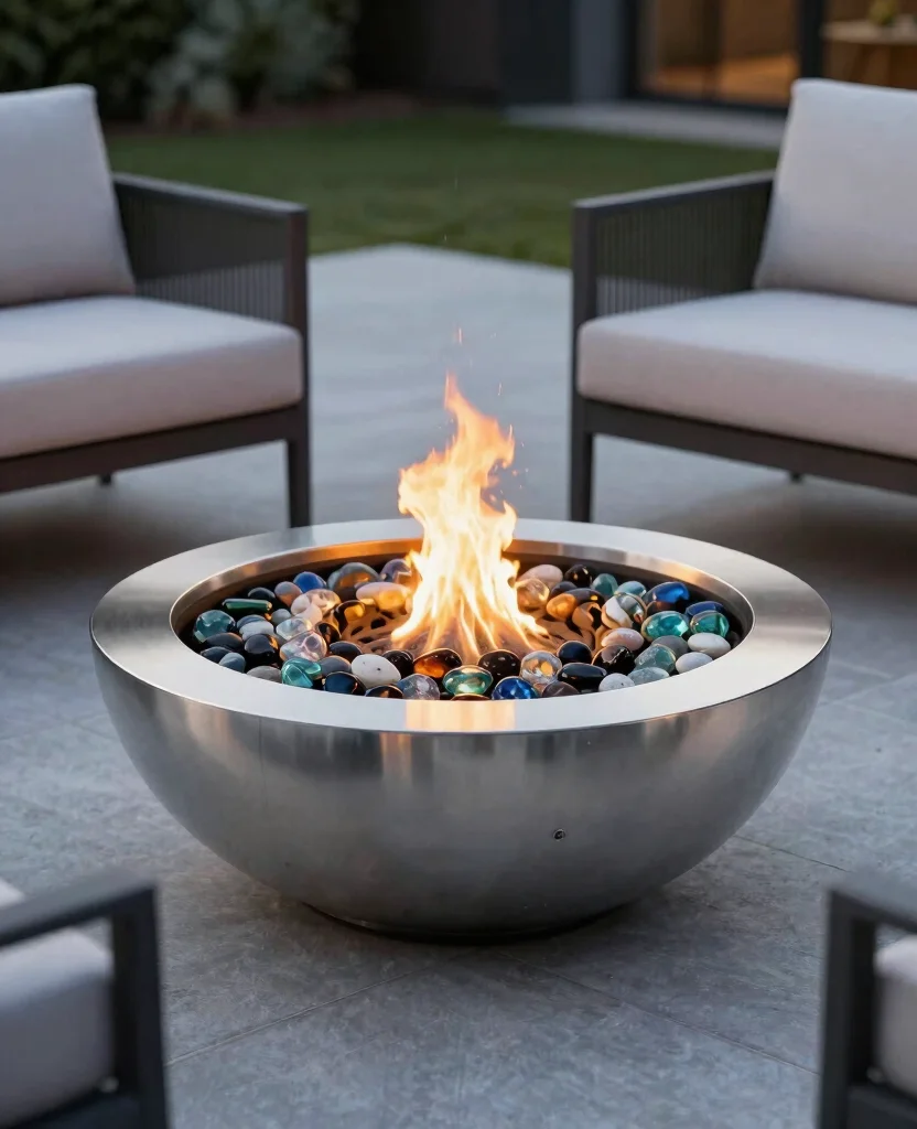 19 Stunning Natural Fire Pit Designs That Will Transform Your Outdoor Space! 13 19 Stunning Natural Fire Pit Designs That Will Transform Your Outdoor Space! - 2. Modern Fire Bowl 1