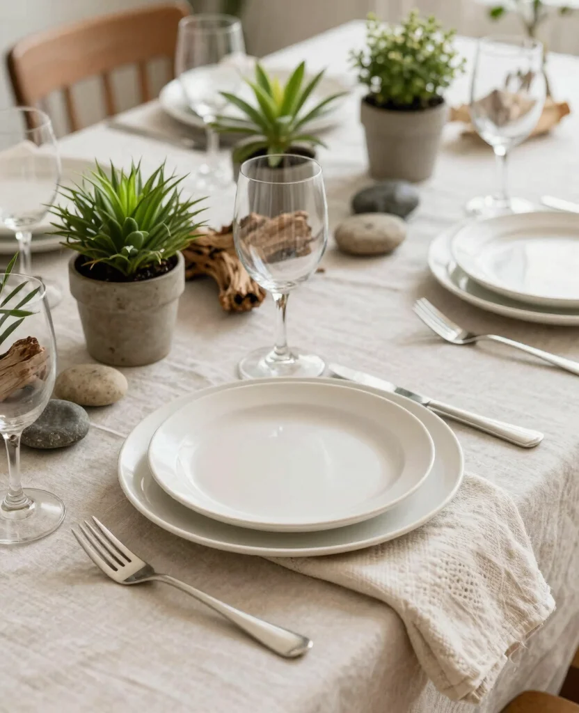 19 Stunning New Year's Eve Table Decorations That'll Wow Your Guests! - 19. Eco-Friendly Celebration 1